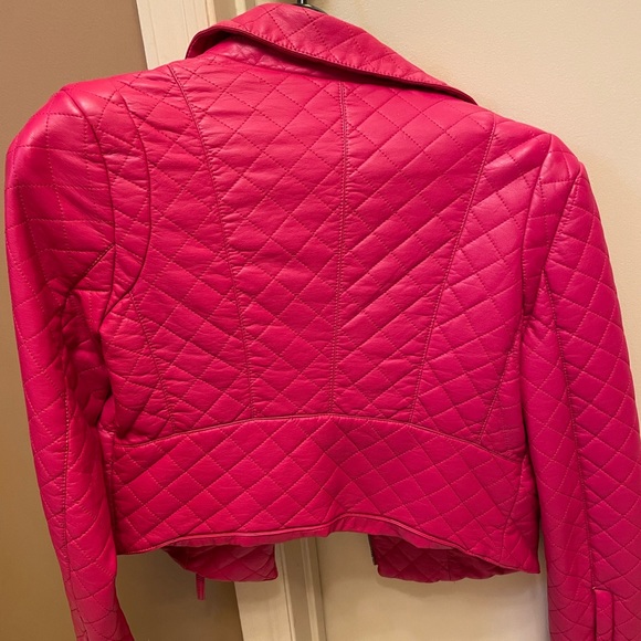 Red leather jacket! - Picture 2 of 3